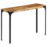 Console en Bois de Manguier et Pieds en Métal-Marron-110 cm-1-La-Fabrique-Industrielle