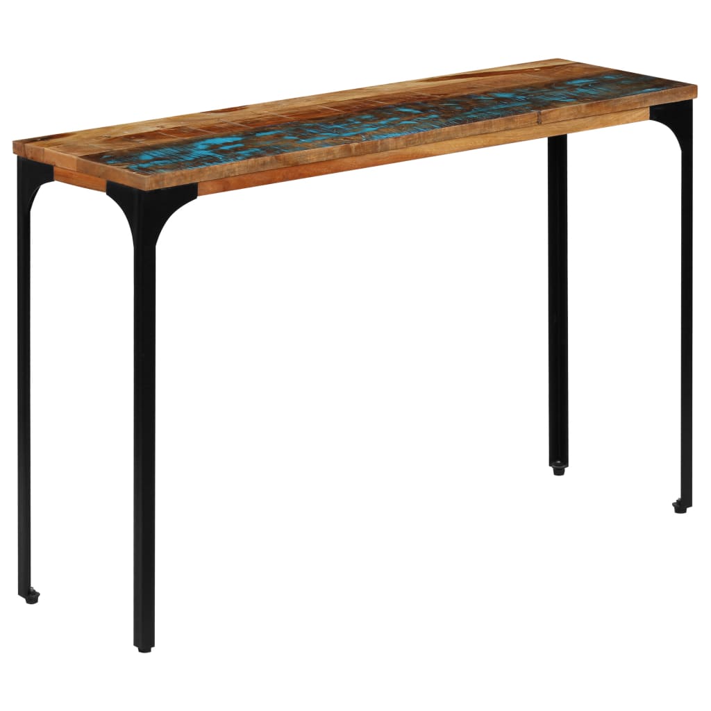 Console en Bois de Manguier et Pieds en Métal-Multicolore-120 cm-1-La-Fabrique-Industrielle