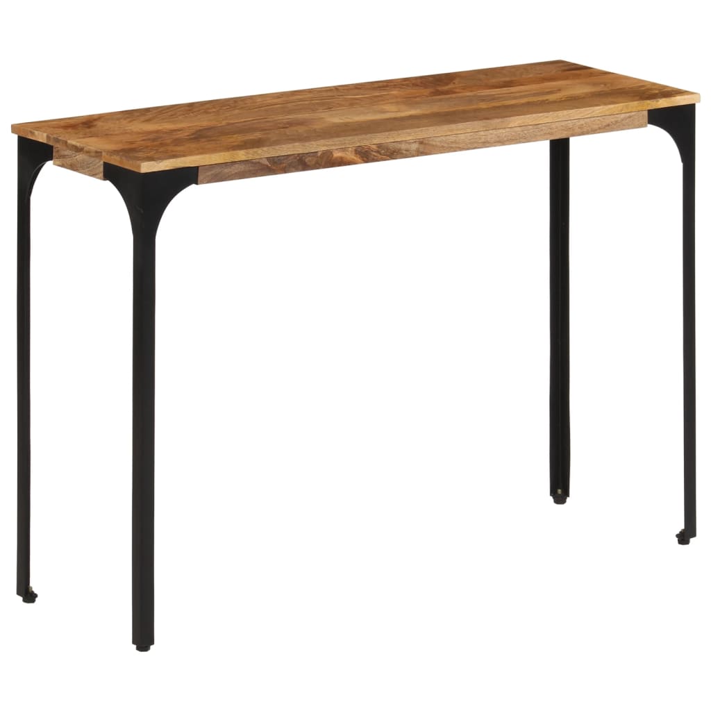 Console en Bois de Manguier et Pieds en Métal-La-Fabrique-Industrielle