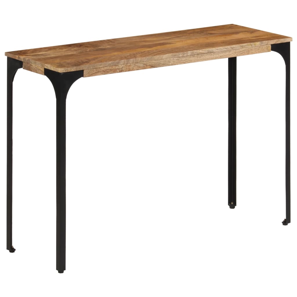 Console en Bois de Manguier et Pieds en Métal-La-Fabrique-Industrielle