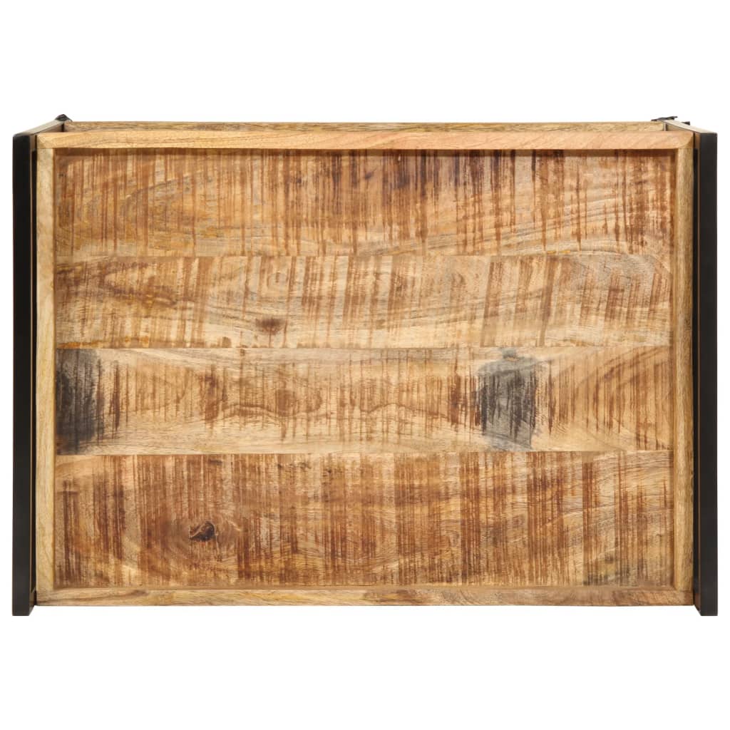 Desserte de Cuisine Industrielle en Bois de Manguier-La-Fabrique-Industrielle