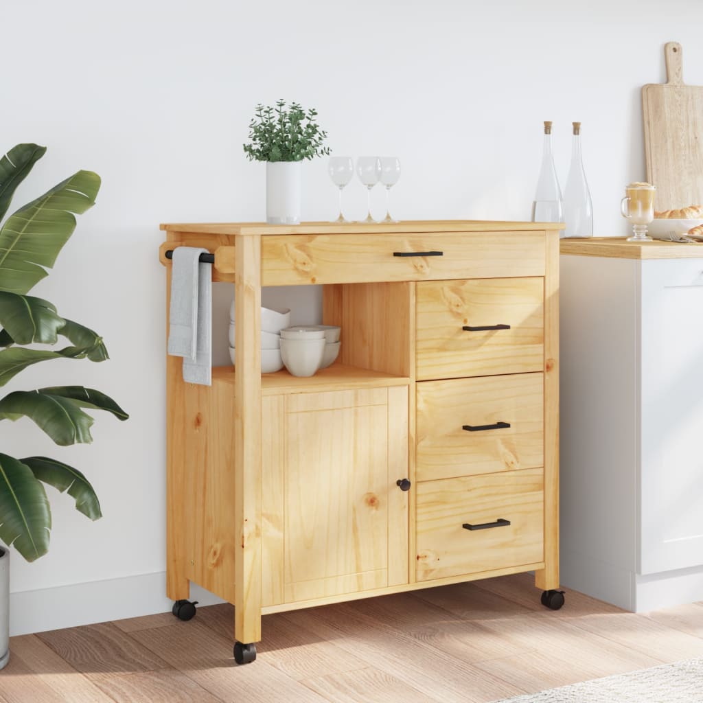 Desserte de Cuisine en Bois Style Industriel-La-Fabrique-Industrielle