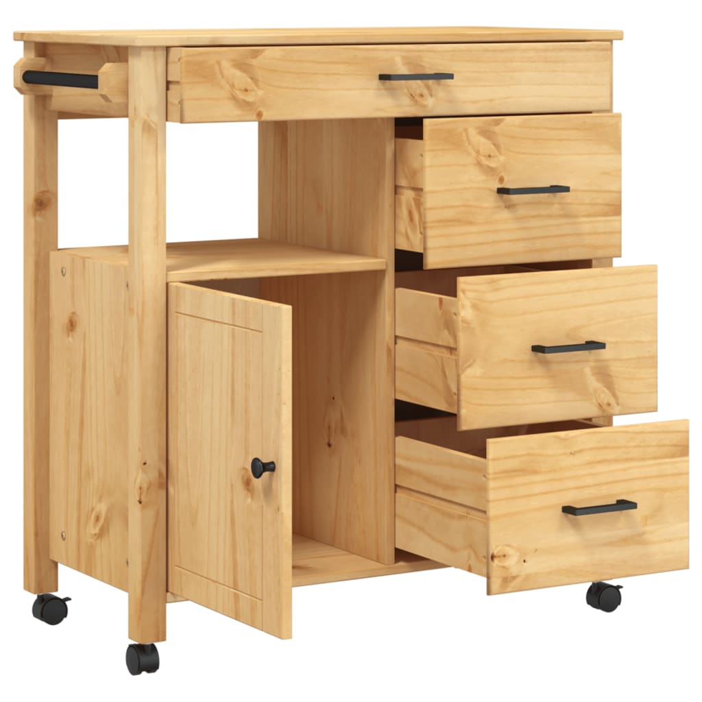 Desserte de Cuisine en Bois Style Industriel-La-Fabrique-Industrielle