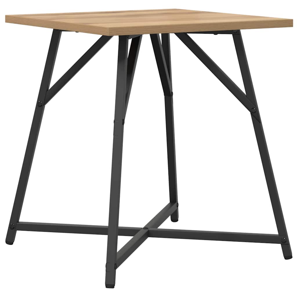 Ensemble Tables d'Appoint en Chêne et Métal-La-Fabrique-Industrielle