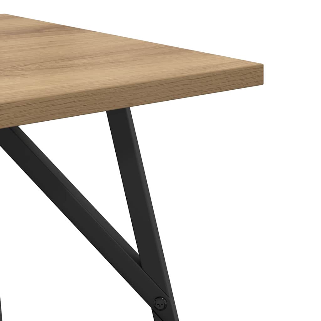 Ensemble Tables d'Appoint en Chêne et Métal-La-Fabrique-Industrielle
