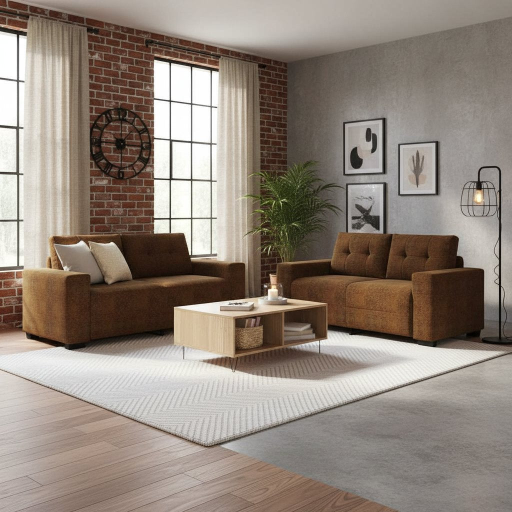 Ensemble de Canapés Élégants en Simili Cuir