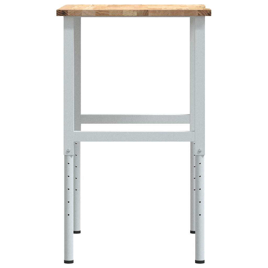 Établi 80X60X(71,5-98) Cm Bois De Chêne Massif-La-Fabrique-Industrielle