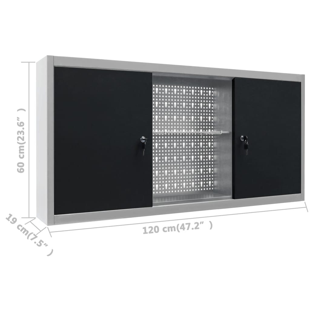 Établi Avec 3 Panneaux Muraux Et 1 Armoire-La-Fabrique-Industrielle