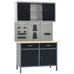 Établi Avec 3 Panneaux Muraux Et 1 Armoire-La-Fabrique-Industrielle