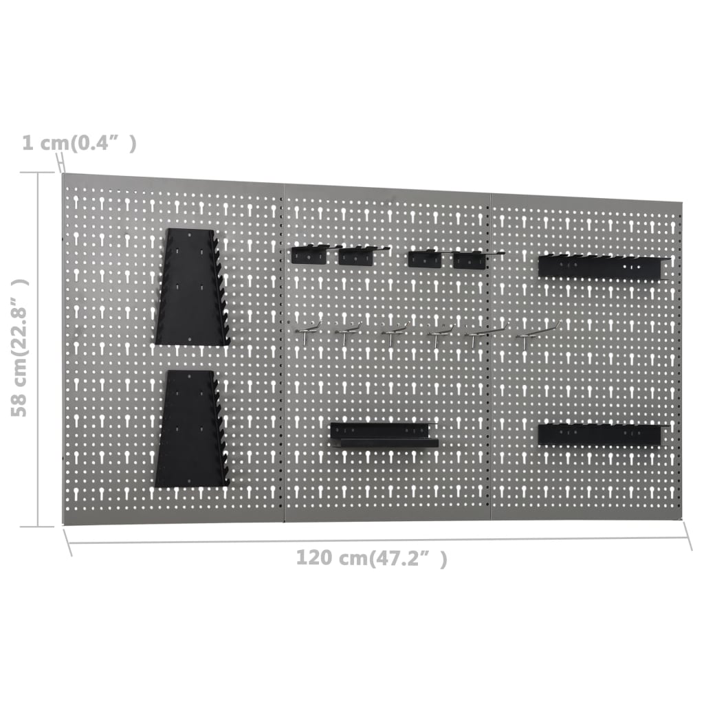 Établi Avec 3 Panneaux Muraux-La-Fabrique-Industrielle