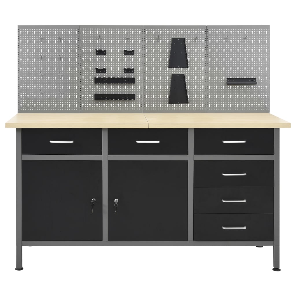 Établi Avec 4 Panneaux Muraux-La-Fabrique-Industrielle