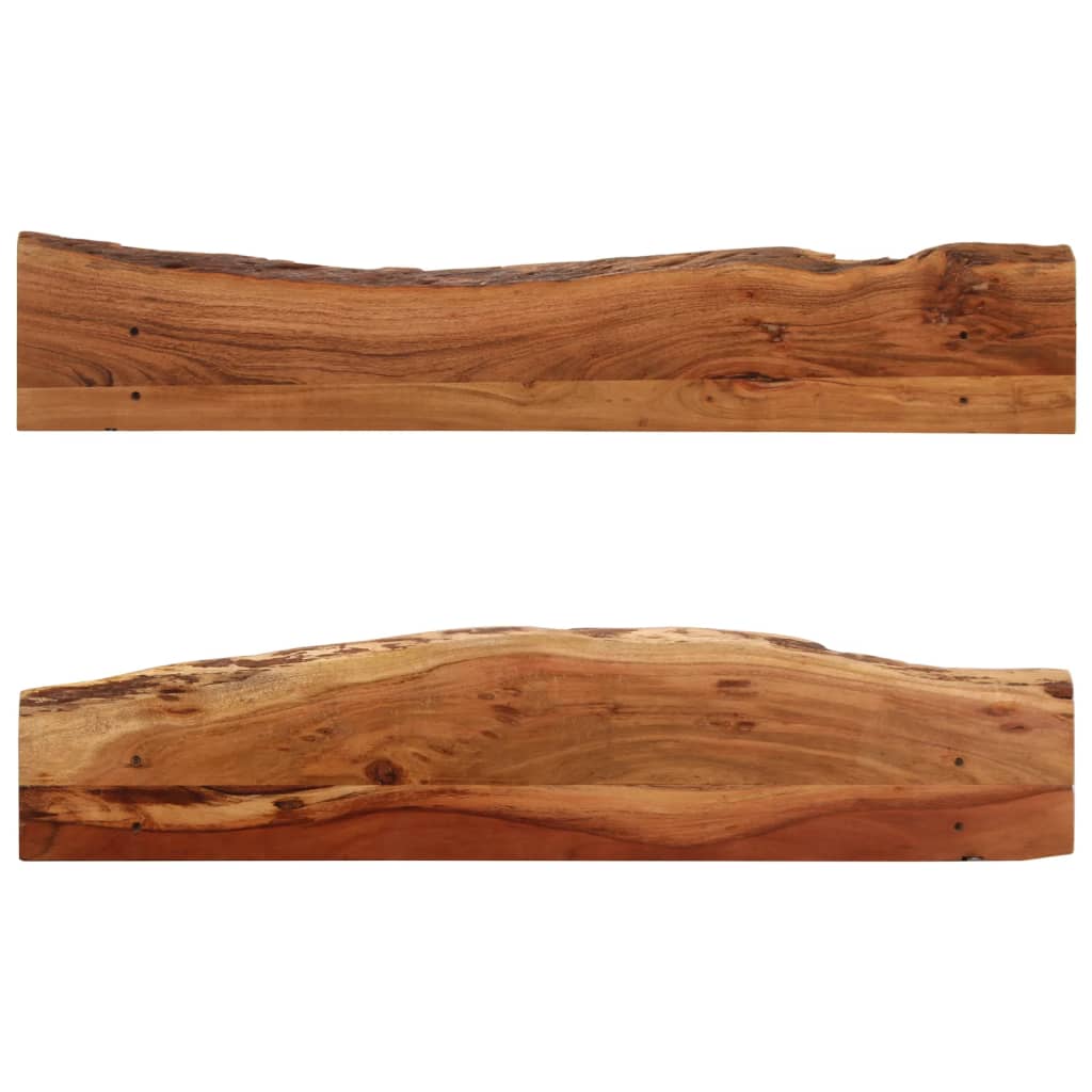 Étagère Murale Originale en Bois d'Acacia-La-Fabrique-Industrielle