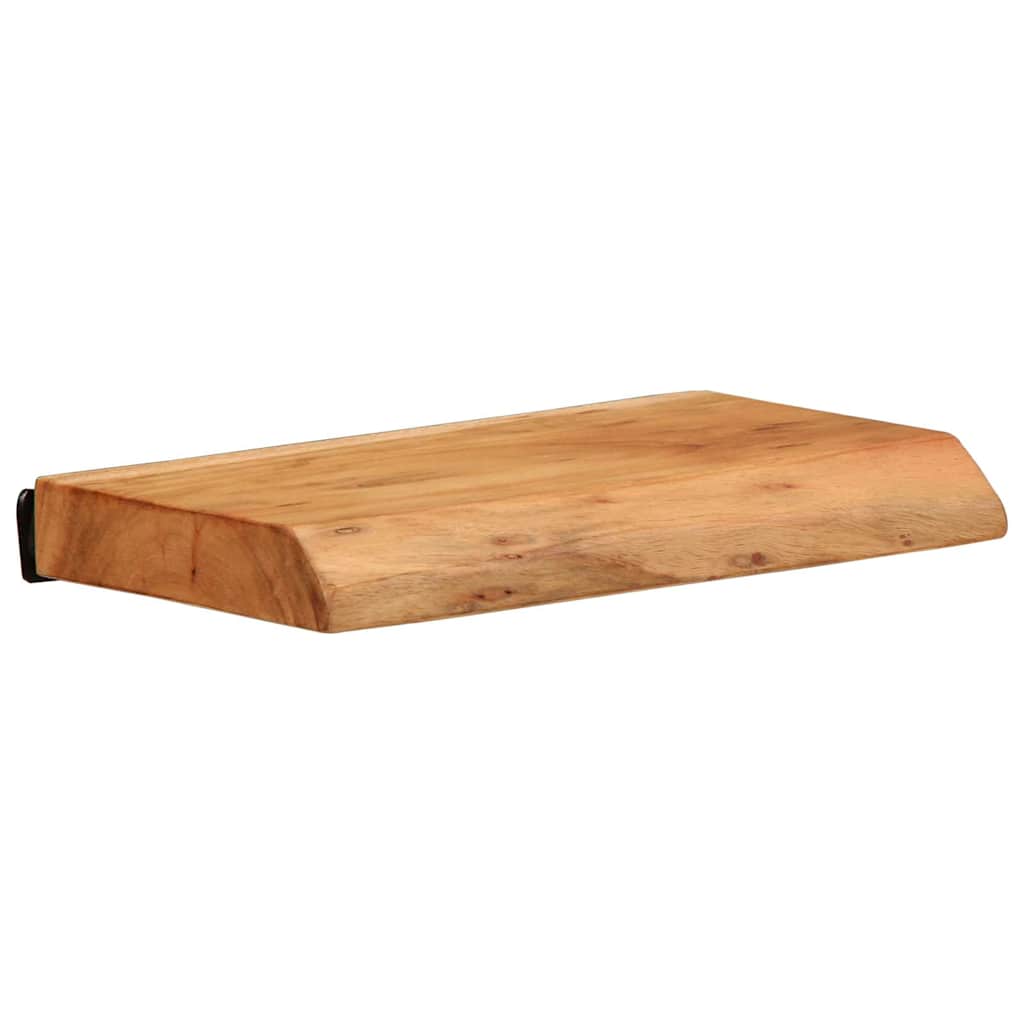 Étagère Murale en Bois Brut d'Acacia-La-Fabrique-Industrielle
