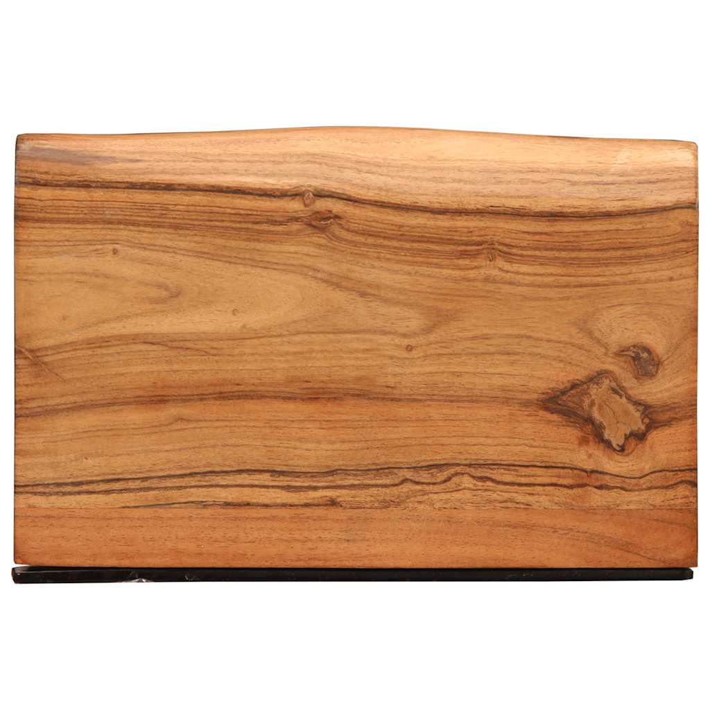 Étagère Murale en Bois Brut d'Acacia-La-Fabrique-Industrielle