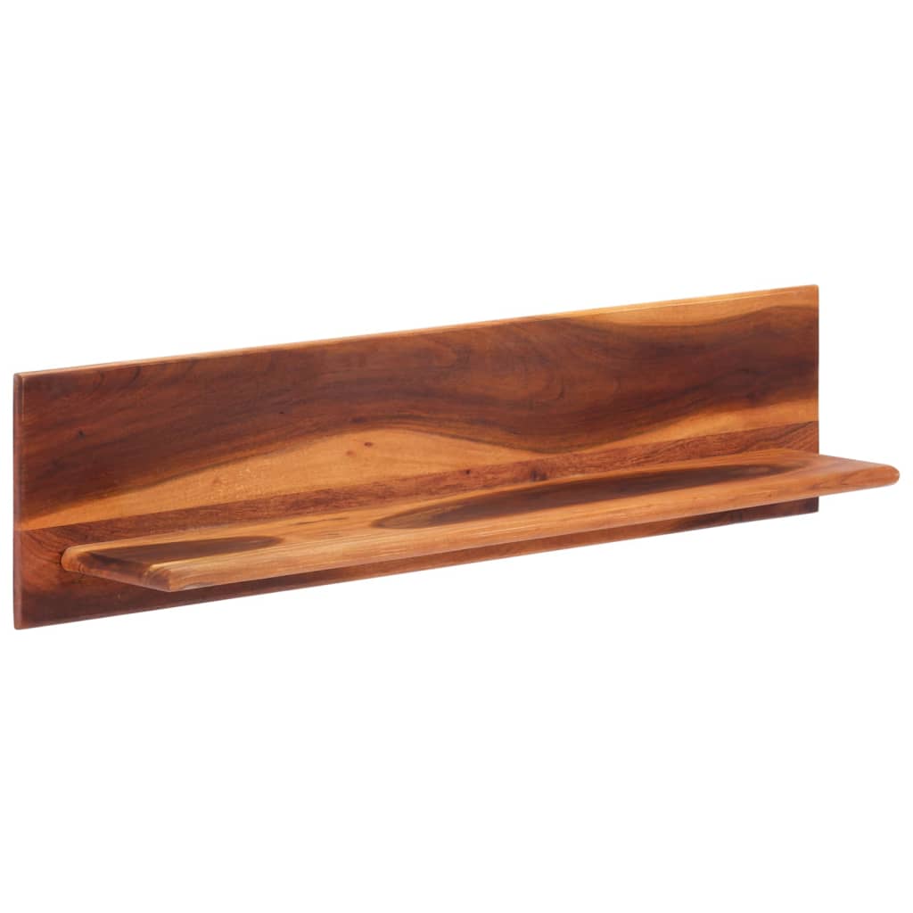 Étagère Murale en Bois Foncé d'Acacia-La-Fabrique-Industrielle