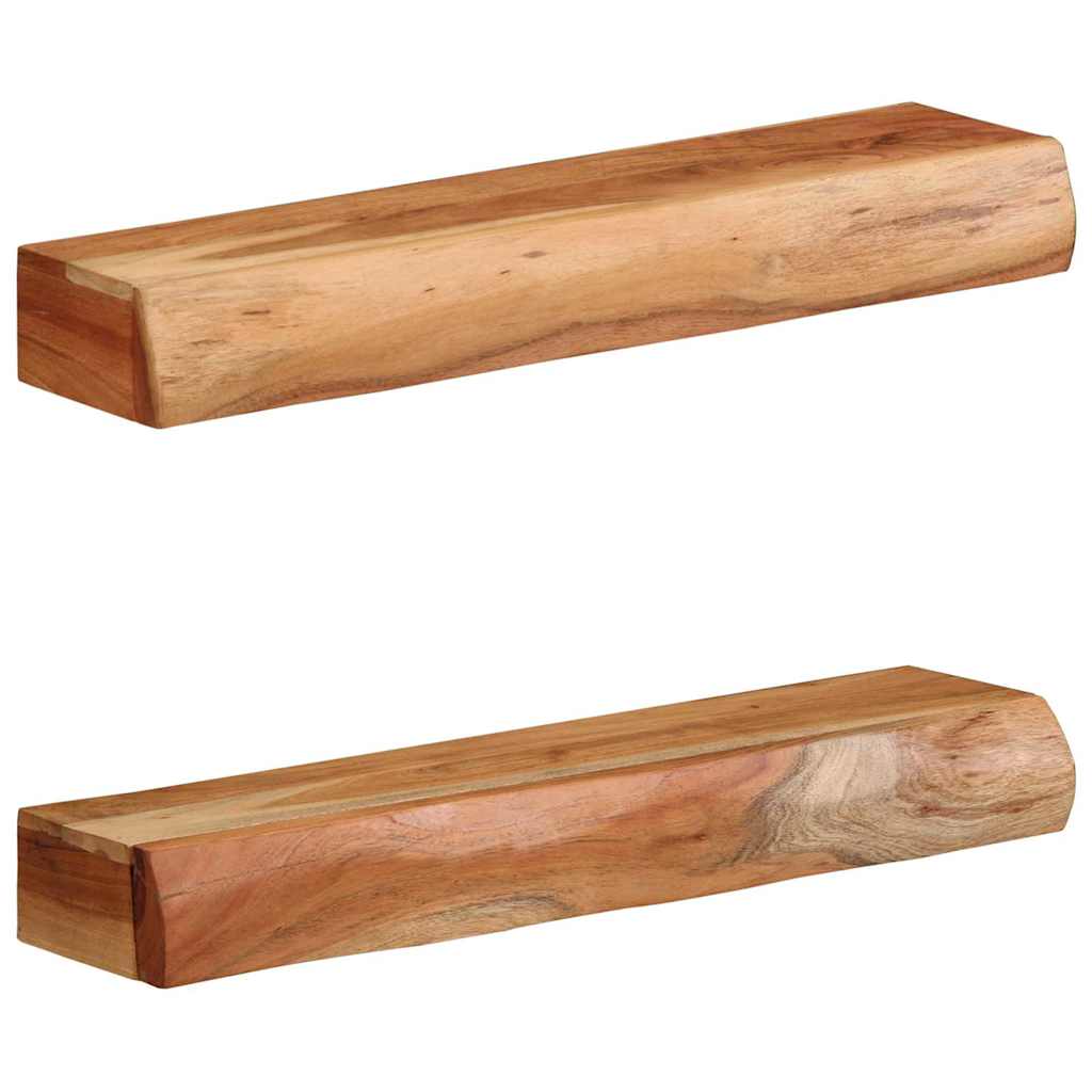 Étagère Murale en Bois Massif d'Acacia-1-60 x 17 x 8 cm-La-Fabrique-Industrielle