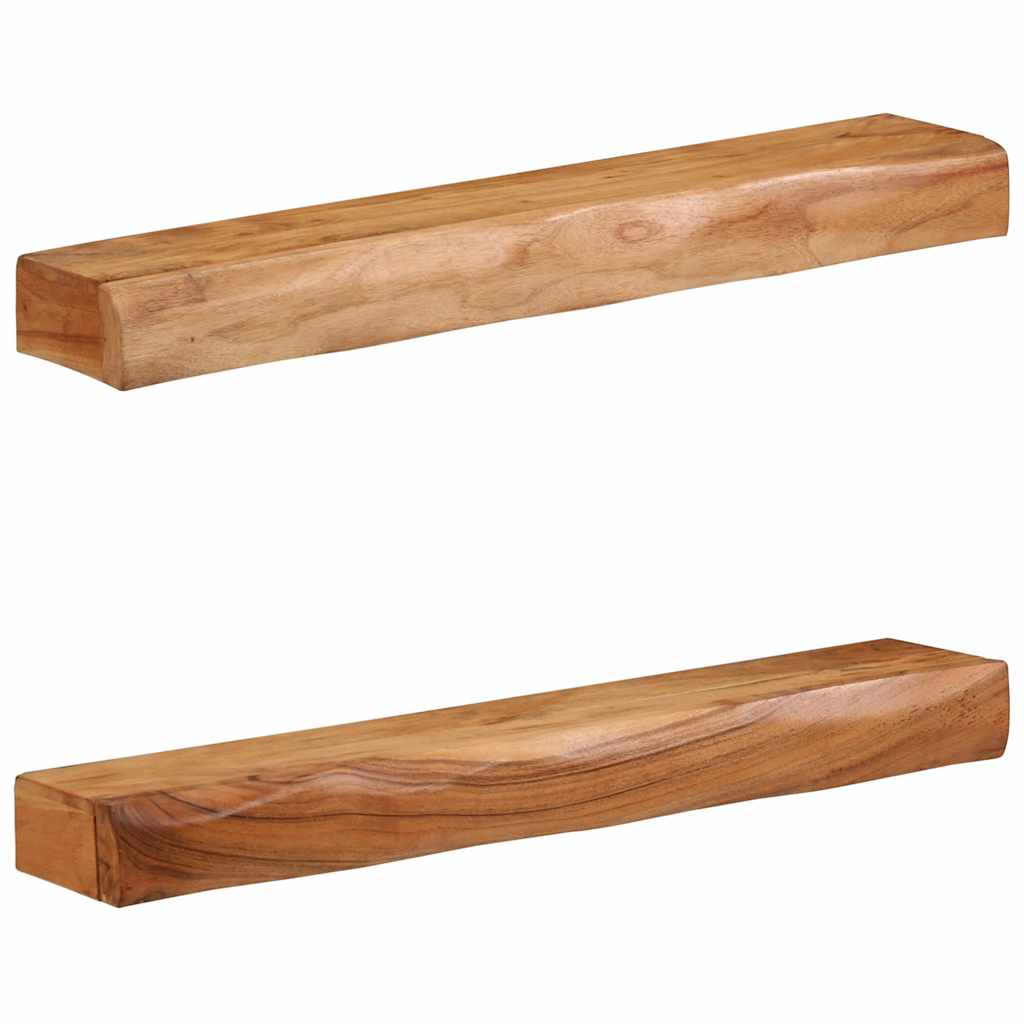 Étagère Murale en Bois Massif d'Acacia-1-80 x 17 x 8 cm-La-Fabrique-Industrielle
