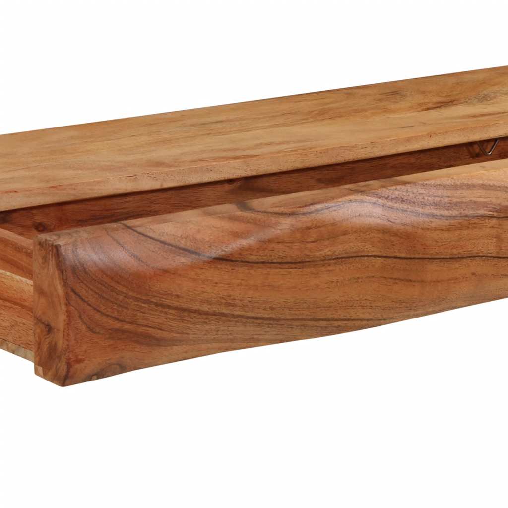 Étagère Murale en Bois Massif d'Acacia-La-Fabrique-Industrielle