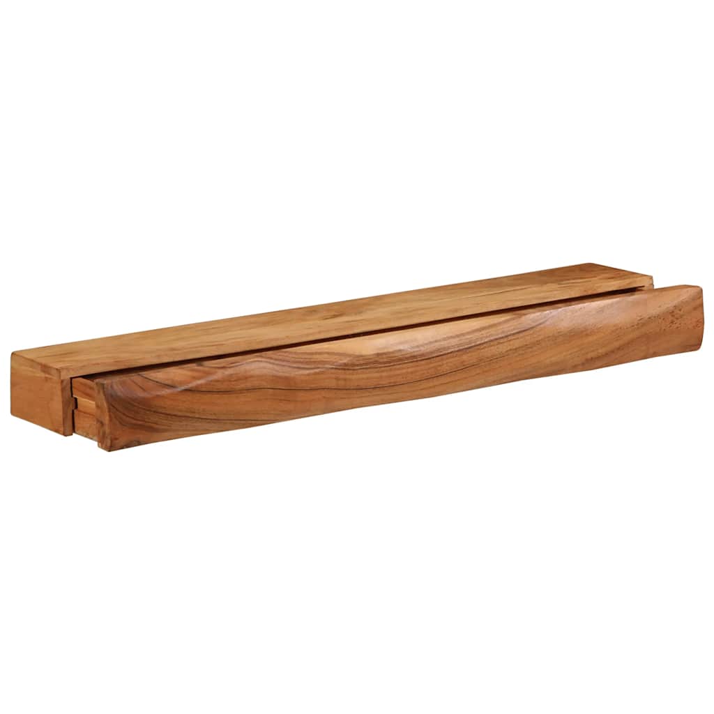Étagère Murale en Bois Massif d'Acacia-La-Fabrique-Industrielle