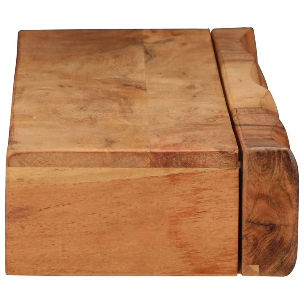 Étagère Murale en Bois Massif d'Acacia-La-Fabrique-Industrielle