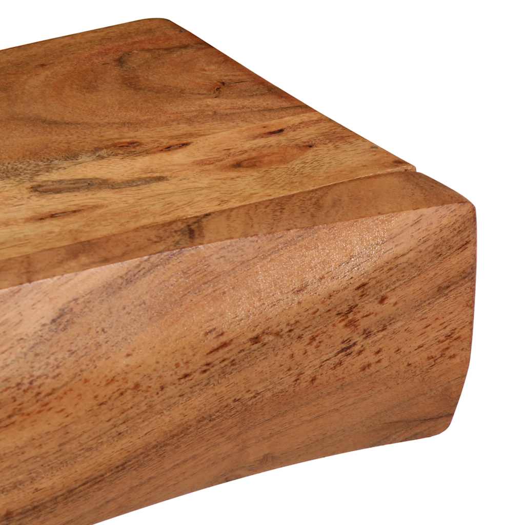 Étagère Murale en Bois Massif d'Acacia-La-Fabrique-Industrielle