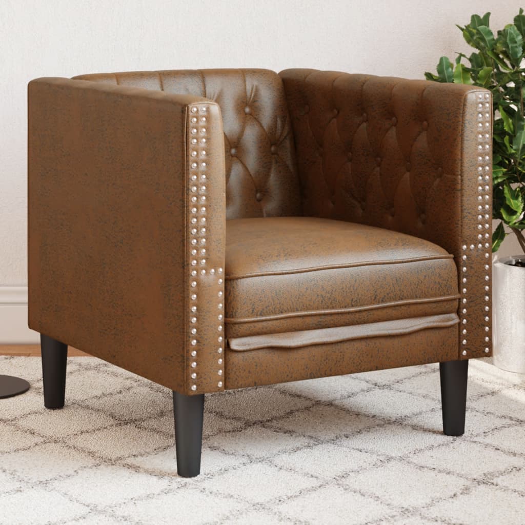 Fauteuil Chesterfield Industriel Confortable-La-Fabrique-Industrielle