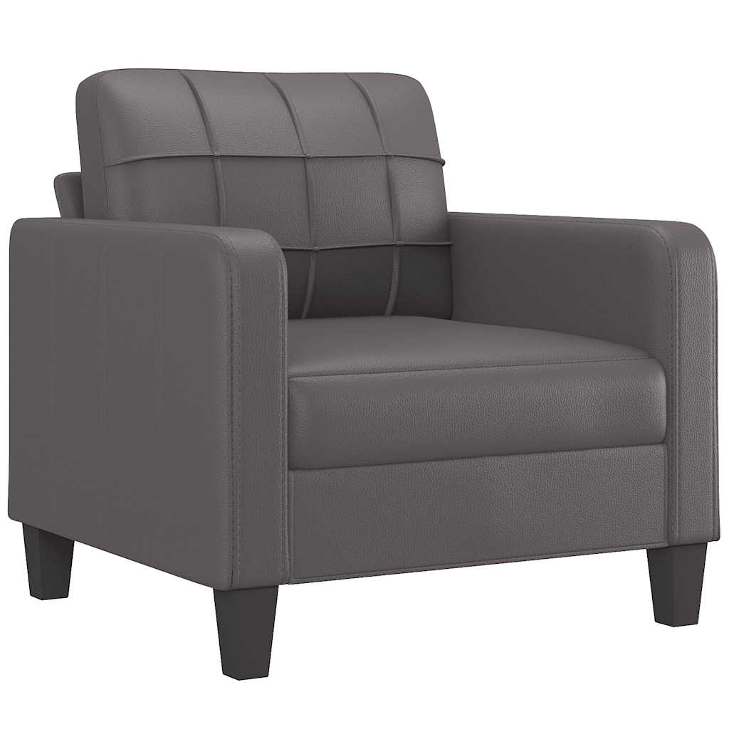 Fauteuil Club Haut de Gamme en Similicuir-La-Fabrique-Industrielle