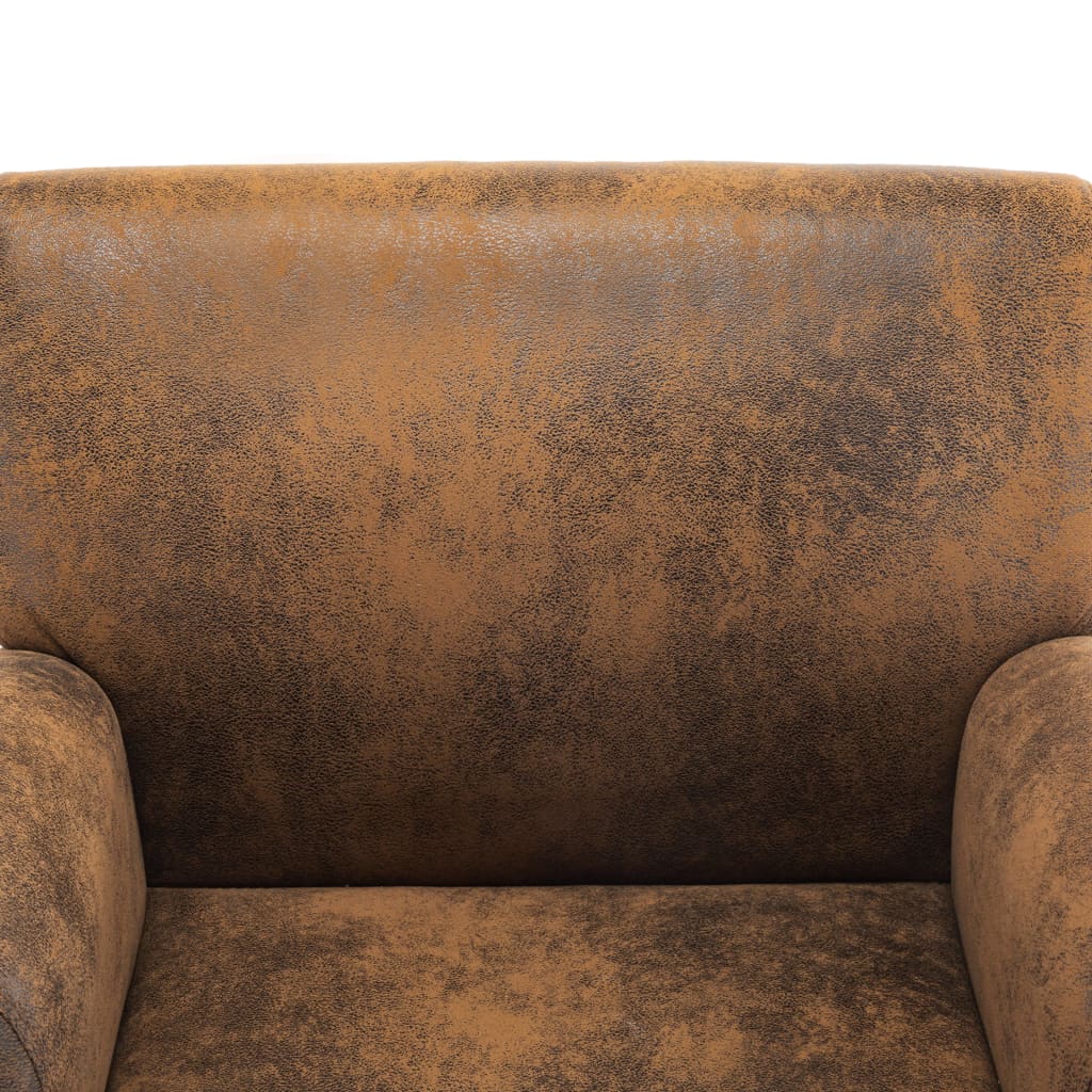 Fauteuil Club Indus en Cuir Marron-La-Fabrique-Industrielle