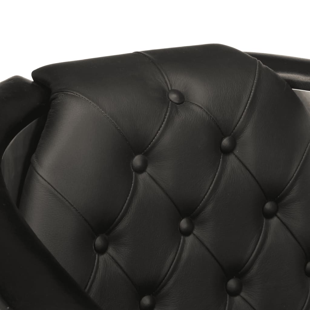 Fauteuil Club en Cuir Véritable Style Aviateur-La-Fabrique-Industrielle