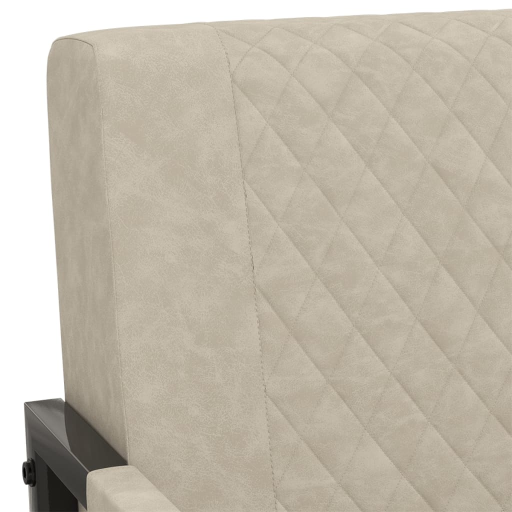 Fauteuil Club en Similicuir Gris Anthracite-La-Fabrique-Industrielle