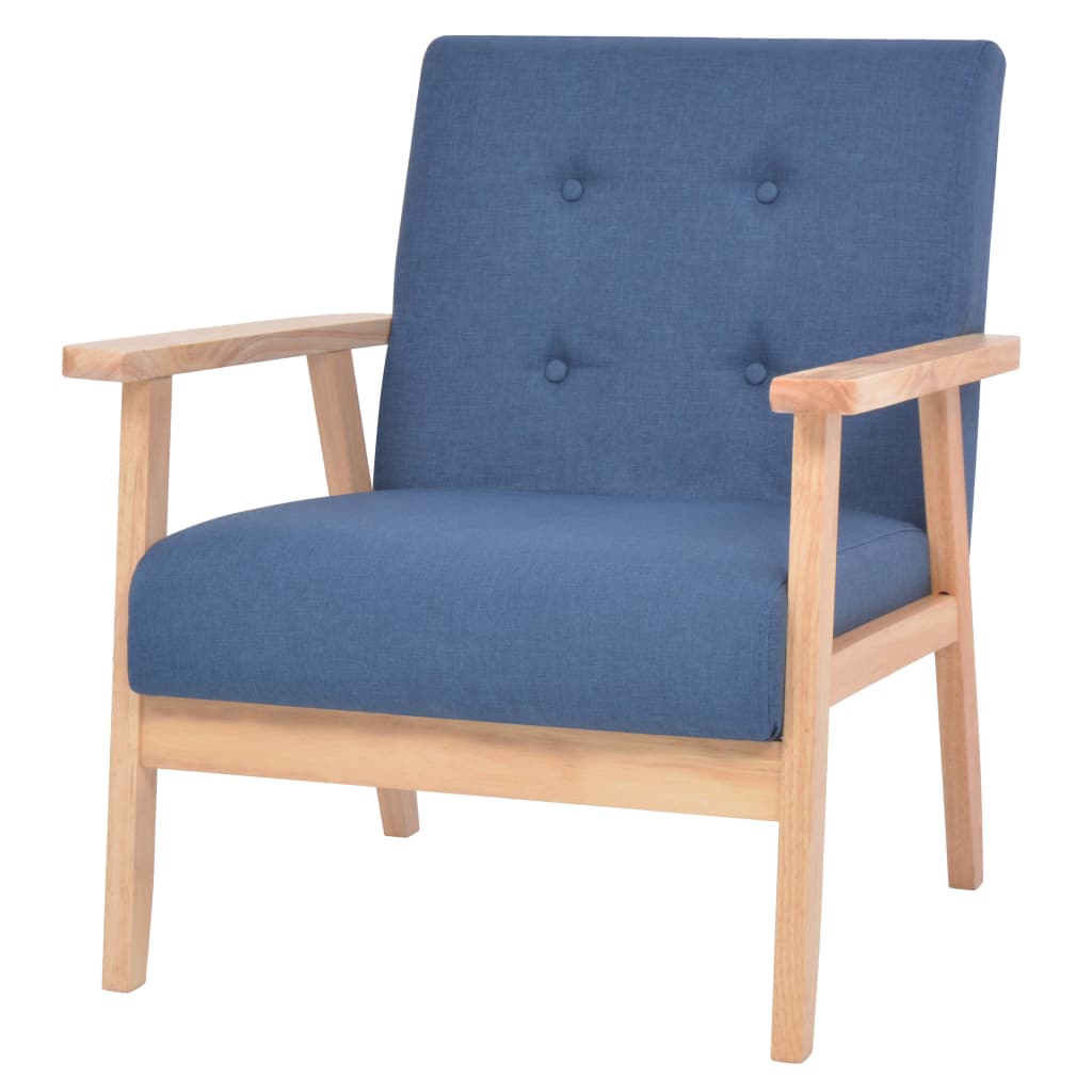Fauteuil Industriel Vintage en Similicuir-Bleu-1-La-Fabrique-Industrielle