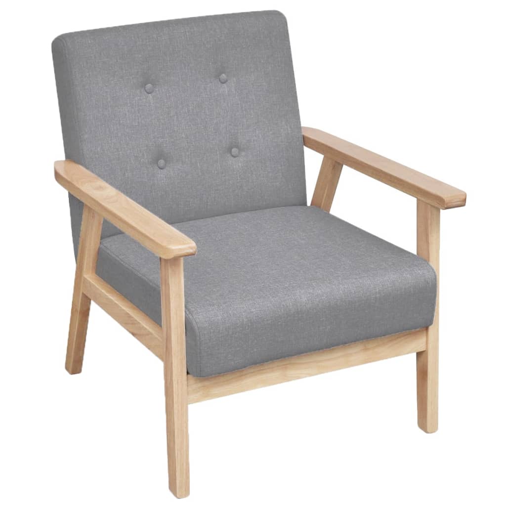Fauteuil Industriel Vintage en Similicuir-Gris clair-1-La-Fabrique-Industrielle