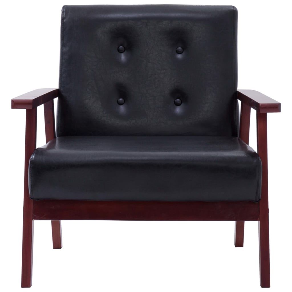 Fauteuil Industriel Vintage en Similicuir-La-Fabrique-Industrielle