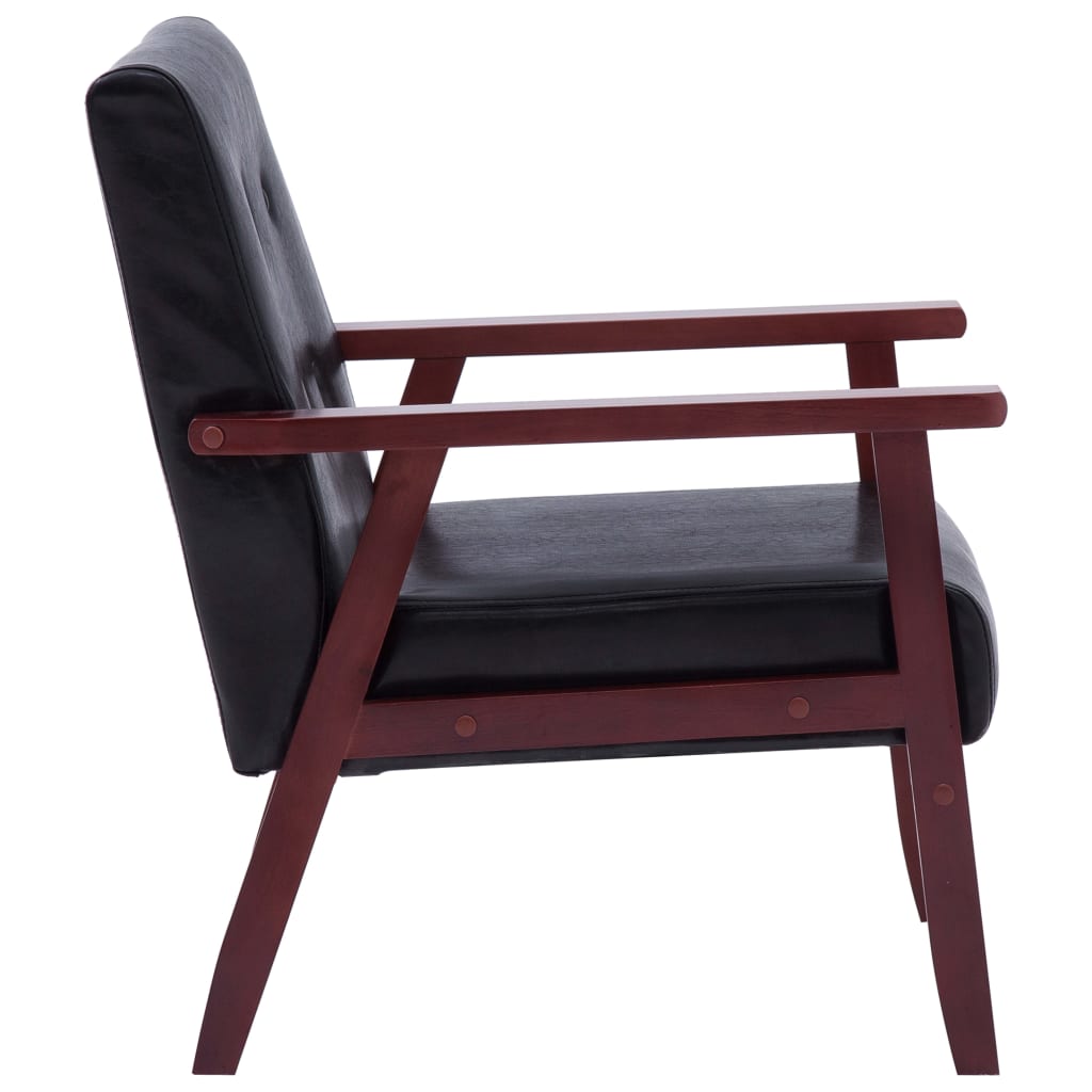Fauteuil Industriel Vintage en Similicuir-La-Fabrique-Industrielle