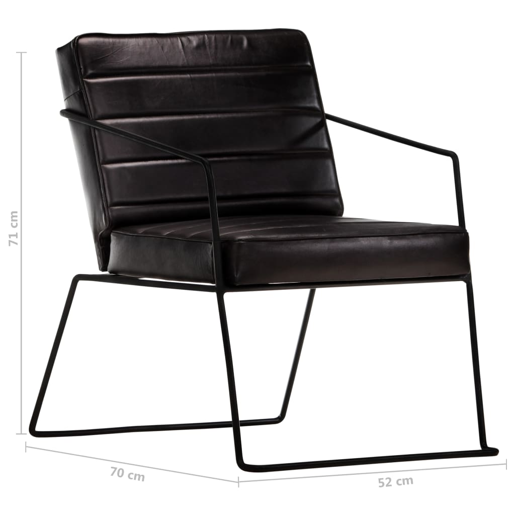 Fauteuil Industriel avec Tubes Acier et Acier-La-Fabrique-Industrielle