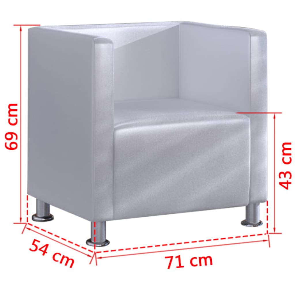 Fauteuil Industriel en Métal et Cuir-La-Fabrique-Industrielle