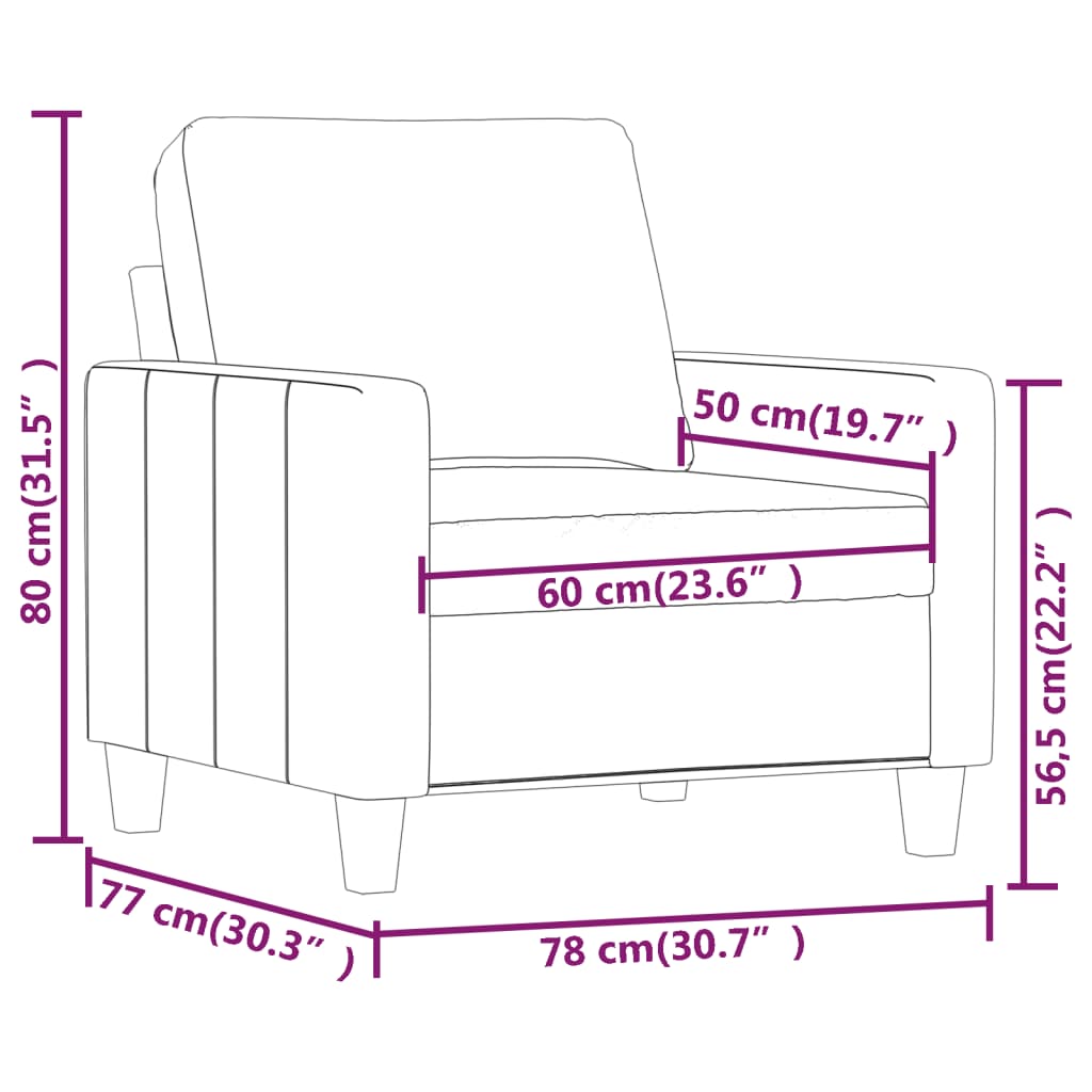 Fauteuil Industriel en Similicuir Crème-La-Fabrique-Industrielle