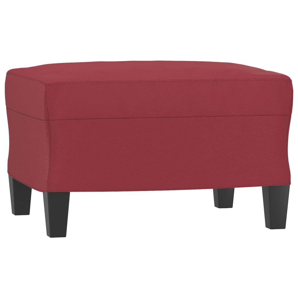 Fauteuil Industriel en Similicuir avec Repose-Pieds-La-Fabrique-Industrielle