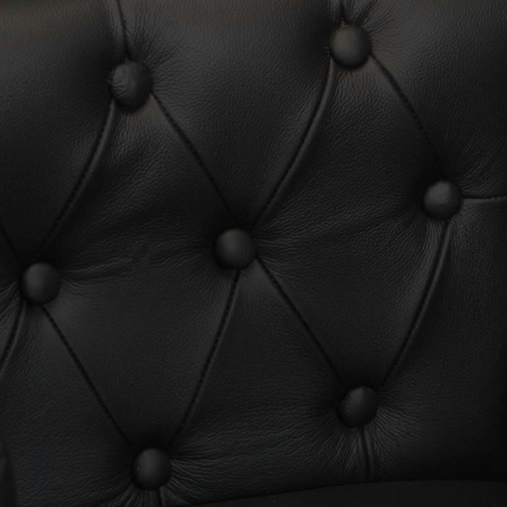 Fauteuil de Salon en Cuir Véritable Style Industriel-La-Fabrique-Industrielle