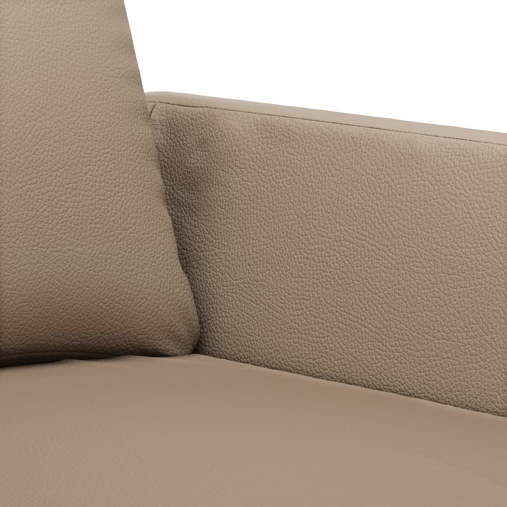 Fauteuil de Salon en Simili Cuir Cappuccino-La-Fabrique-Industrielle