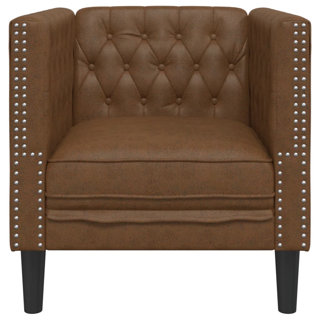 Fauteuil en Cuir Industriel Chesterfield-La-Fabrique-Industrielle