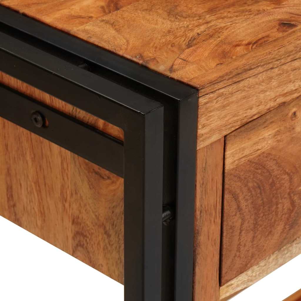 Grande Console en Bois Élégante et Industrielle-La-Fabrique-Industrielle