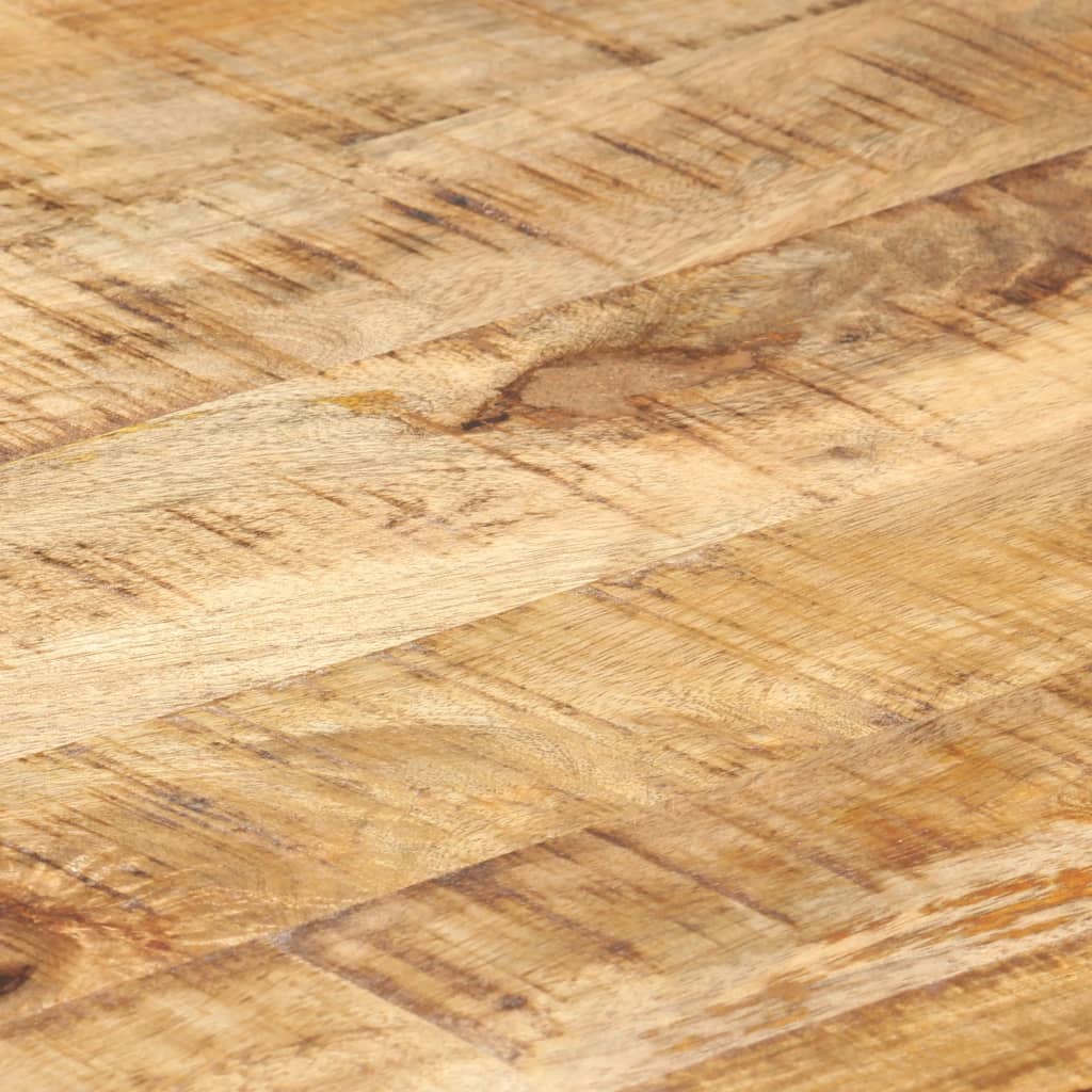 Grande Table Basse en Bois et Acier Industriel-La-Fabrique-Industrielle