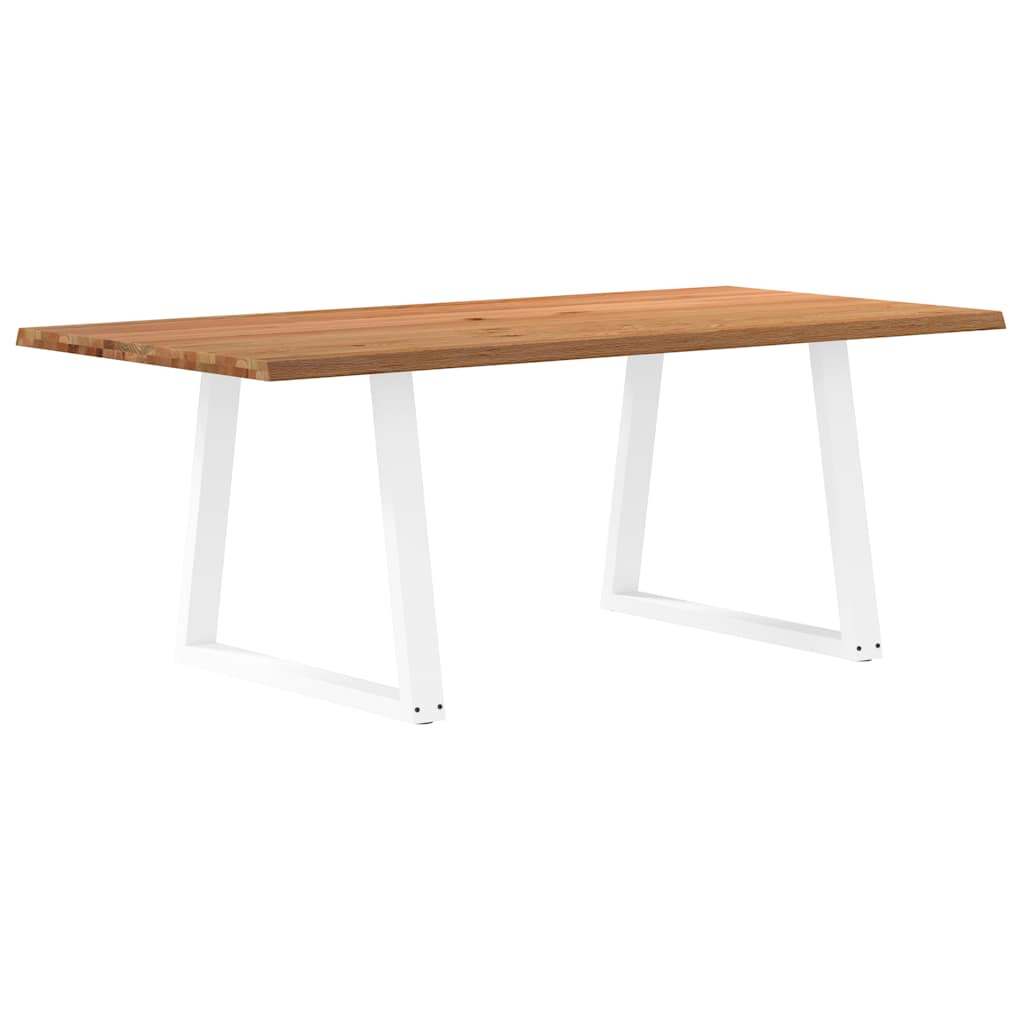 Grande Table Salle à Manger en Bois de Chêne-100 cm-200 cm-1-La-Fabrique-Industrielle