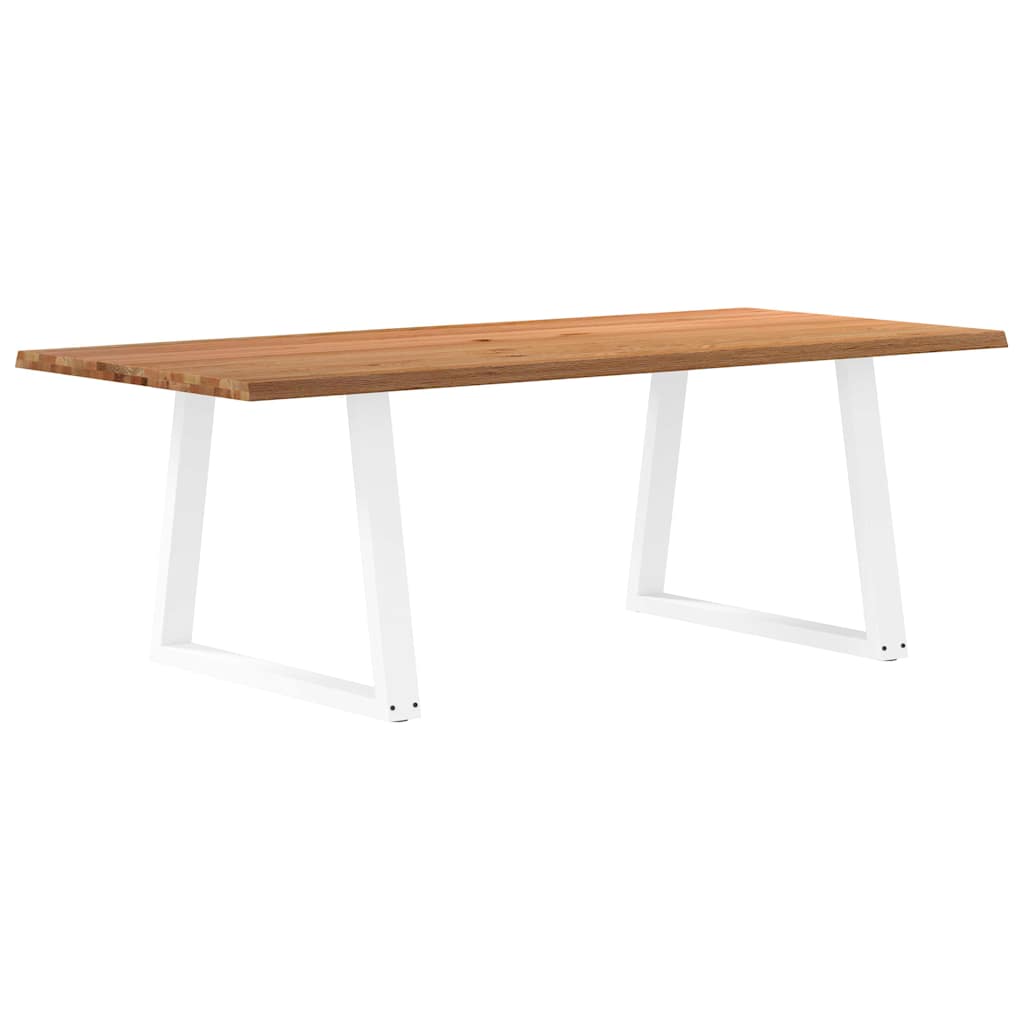 Grande Table Salle à Manger en Bois de Chêne-100 cm-220 cm-1-La-Fabrique-Industrielle