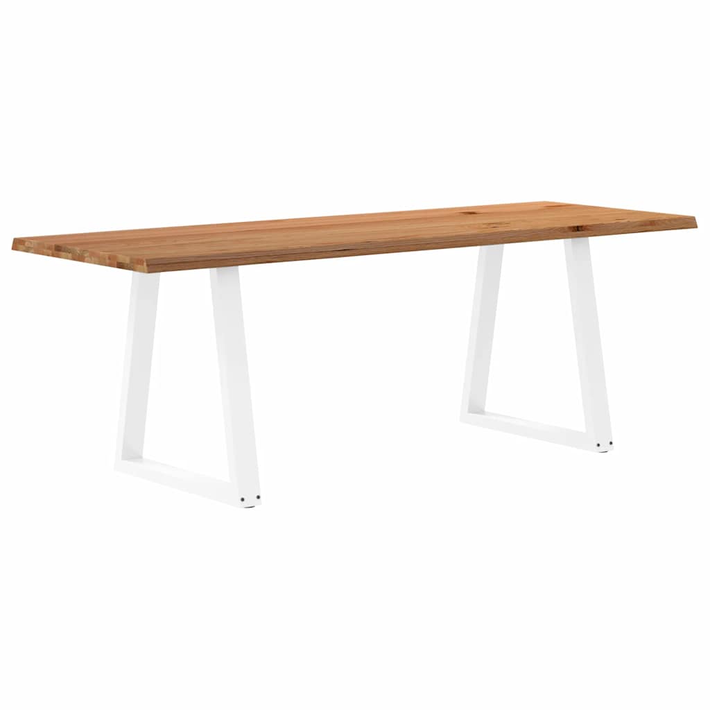 Grande Table Salle à Manger en Bois de Chêne-80 cm-220 cm-1-La-Fabrique-Industrielle