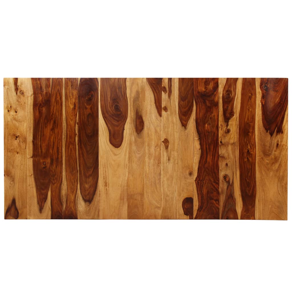 Grande Table à Manger Industrielle en Bois et Acier-La-Fabrique-Industrielle