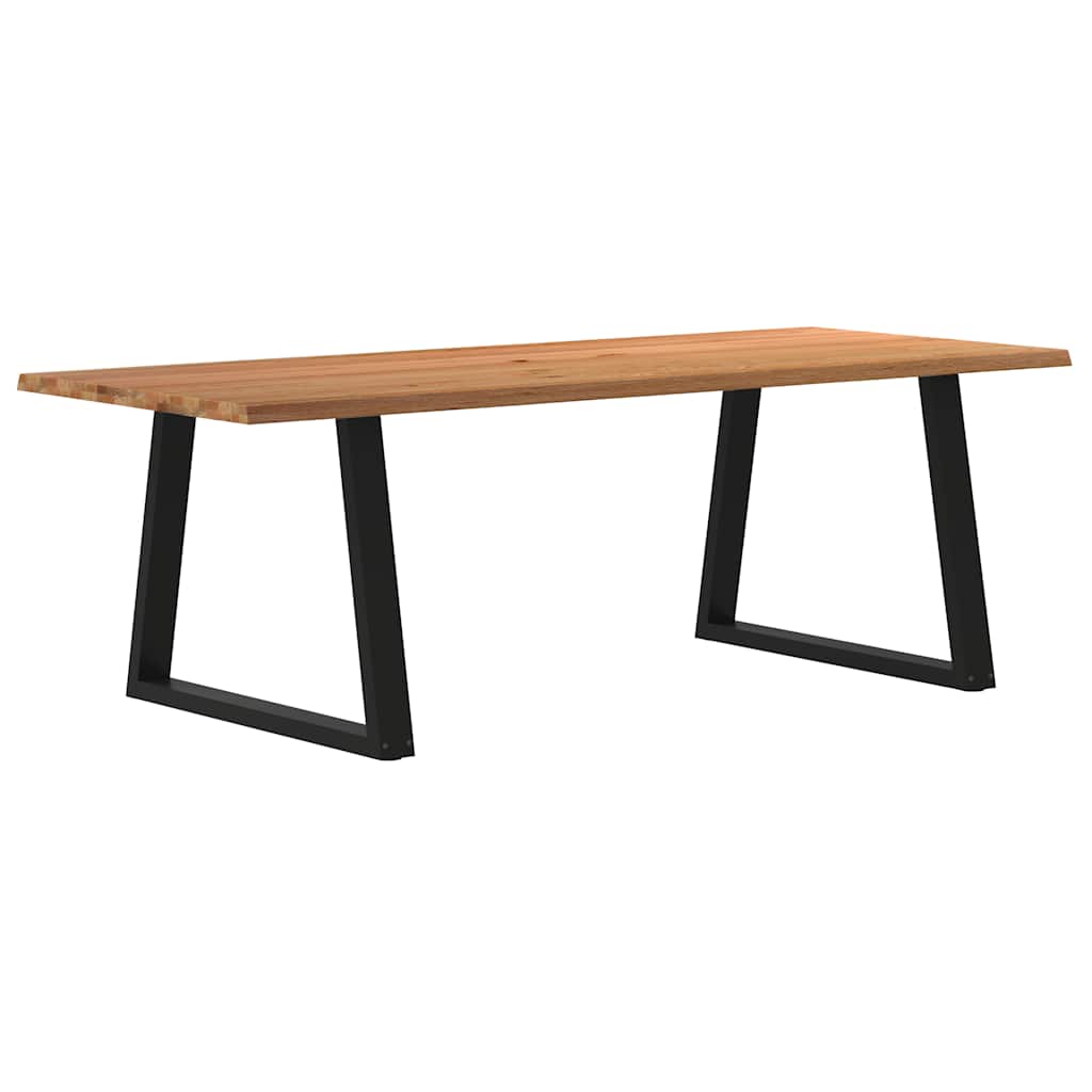 Grande Table à Manger Industrielle en Bois et Métal Noir-100 cm-240 cm-1-La-Fabrique-Industrielle