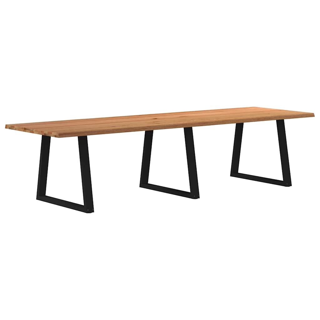 Grande Table à Manger Industrielle en Bois et Métal Noir-100 cm-320 cm-1-La-Fabrique-Industrielle