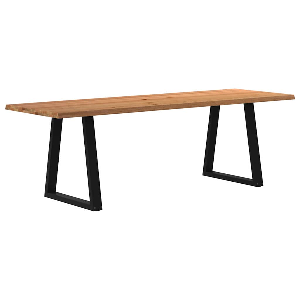 Grande Table à Manger Industrielle en Bois et Métal Noir-80 cm-240 cm-1-La-Fabrique-Industrielle